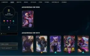 Conta de lol ouro