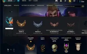 Conta ouro 2 com 102 Champs e 60 Skins
