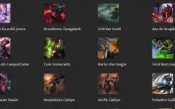 Conta Com Tiven Campeonato 2012 , 213 Skins Lvl 441