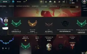 Ouro 1 com 140 Champs e 132 Skins