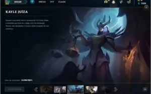 Conta lv 17 com Kayle Juiza no servidor BR