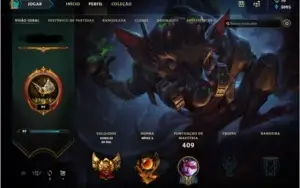 vendo conta ouro 3 com borda ouro 1 69 skins e 119 chaps