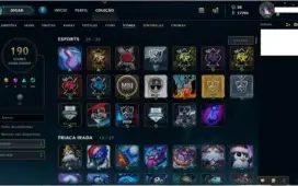 ACC LVL 108+150 SKINS+ TODOS CHAMPS+ BORDA PLATINA
