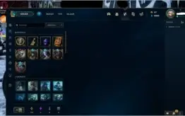 Conta lol platina 4, 303 skins, 71 emotes, 218 icones