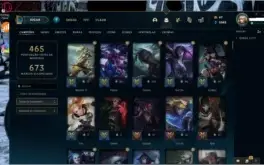 Conta lol platina 4, 303 skins, 71 emotes, 218 icones