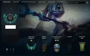 Conta Platina IV (Full champ + 139 Skins)