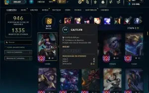 Unranked com TODOS os champs e 507 Skins ( MAIN ADC )