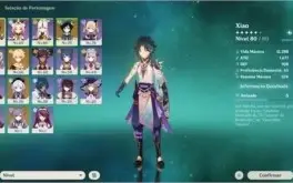 Xiao AR44 + Ningguang C3- oração e atlas
