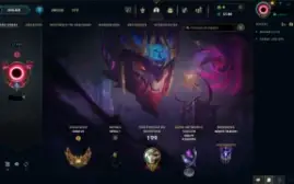 Conta LoL Gold 4 muitas skins