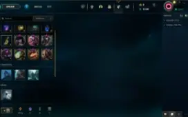 Conta LoL Gold 4 muitas skins