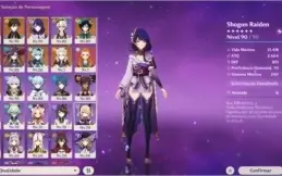 AR 55 + 8 PERSONAGENS 5 ESTRELAS + 5 ARMAS 5 ESTRELAS