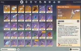 AR 55 + 8 PERSONAGENS 5 ESTRELAS + 5 ARMAS 5 ESTRELAS