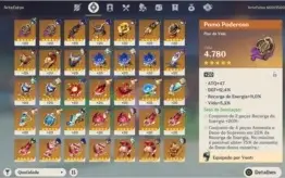 AR 55 + 8 PERSONAGENS 5 ESTRELAS + 5 ARMAS 5 ESTRELAS