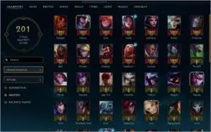 Lol Ouro4 Mmr Alto70 champs 12 Skinslendarias Yasuo Noite E+
