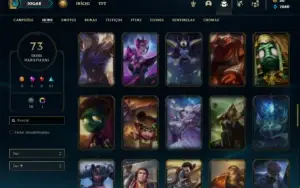 Conta prata 3 com 120 Champs e 73 Skins ( MAIN JG )