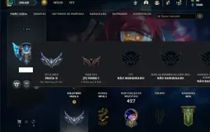 Conta prata 3 com 120 Champs e 73 Skins ( MAIN JG )