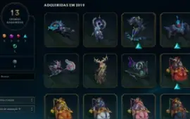 Conta lol Unranked, Nivel 331, 257 skins