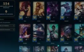 Conta lol Unranked, Nivel 331, 257 skins