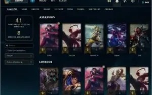 Conta de Lol Smurf Level 44