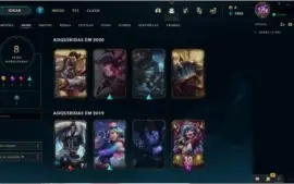 CONTA LEVEL 35 UNRANKED - Caitlyn Pulsefire e mais!