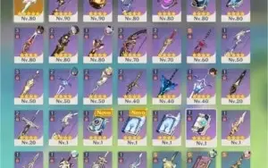Genshin Impact AR 55 - Ganyu, Klee, Hu Tao, Jean e Mona 5*