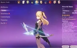 CONTA AR 51 COM XIAO + CHILDE + DILUC + VENTI + ARCOS 5*