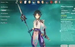 CONTA AR 51 COM XIAO + CHILDE + DILUC + VENTI + ARCOS 5*