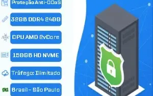 VPS Azure de 4GB RAM até 64GB RAM
