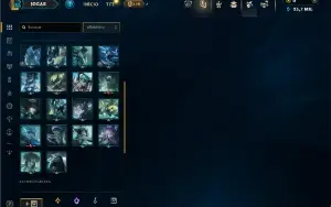 Mestre com 31 Champs e 1 Skin