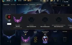 Mestre com 31 Champs e 1 Skin
