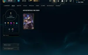 Mestre com 31 Champs e 1 Skin