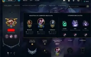 Conta League Of Legends - Season 4 - 103+ skins