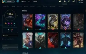 Conta League Of Legends - Season 4 - 103+ skins