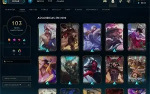 Conta League Of Legends - Season 4 - 103+ skins