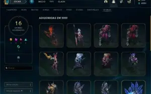 Conta League Of Legends - Season 4 - 103+ skins