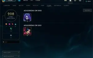 Conta League Of Legends - Season 4 - 103+ skins