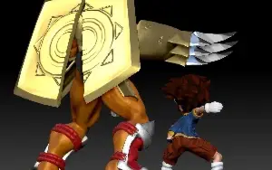 Tai And Wargreymon Stl 3D
