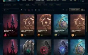 Conta LOL 297 Skins RARAS