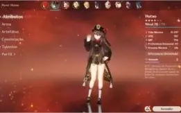 🔴 CONTA GENSHIN NA AR 37, ⭐DILUC C1, HUTAO E ARMA 5⭐
