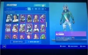 Conta Fortnite temporada 3,4,5,6,7,10 +3500V-BUCKS
