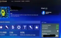 Conta Steam / Muitas Medalhas e Alto Nível de Integridade CS