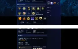 Conta Steam / Muitas Medalhas e Alto Nível de Integridade CS