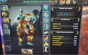 Vendo conta Wow