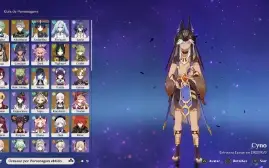⭐Genshin Impact⭐ Andarilho+Cyno+Báculo das Areias Escarlate+