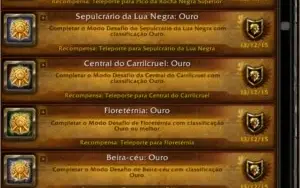 Hunter com Transmogs raros de CM de Pandária e CM de Draenor