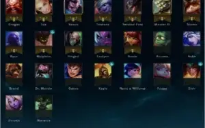 conta league of legends 22 camp 4 skins  3,8k ea HONRA 1