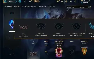 Unranked com TODOS os champs e 303 Skins ( Nivel 847 )
