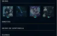 Conta League of Legends Gold 1 com skins.