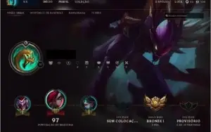CONTA LEAGUE OF LEGENDS LOL BORDA PRATA 23 CAMPEÕES 19 SKINS
