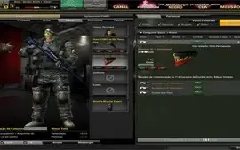 VENDO CONTA DE COMBAT ARMS PTT CC1 ano 2010 com Level up.